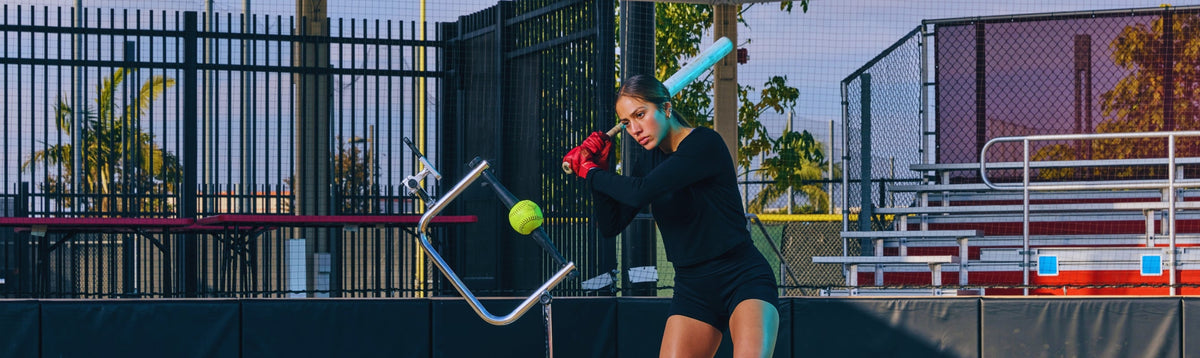 Softball Hitting Mats (Tee Stance Guides)