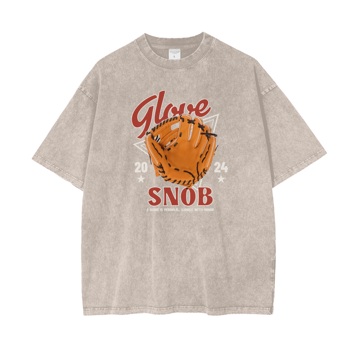 Glove Snob - Oversize Washed T-Shirt