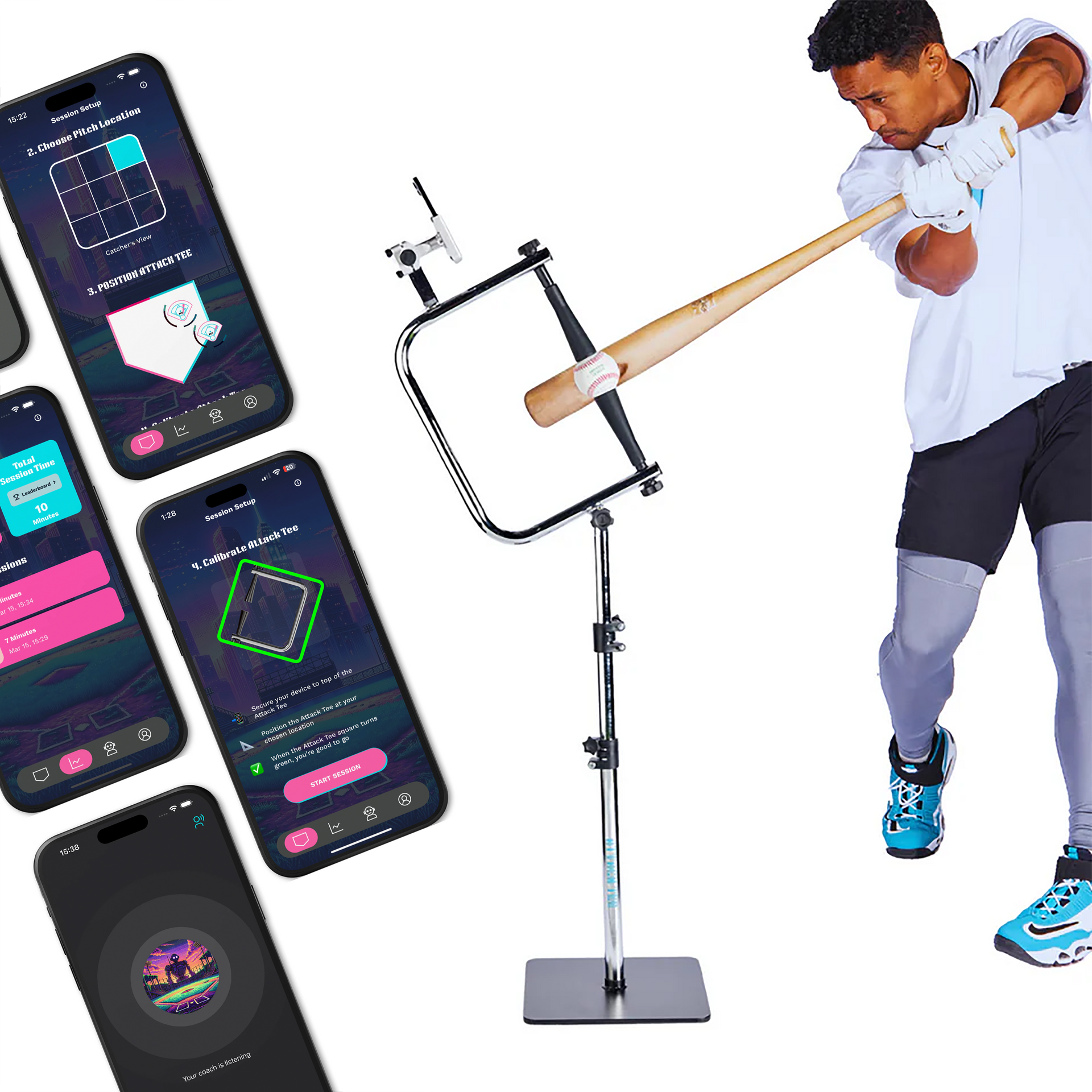 Attack Tee – Smart Batting Tee System | Attackletics