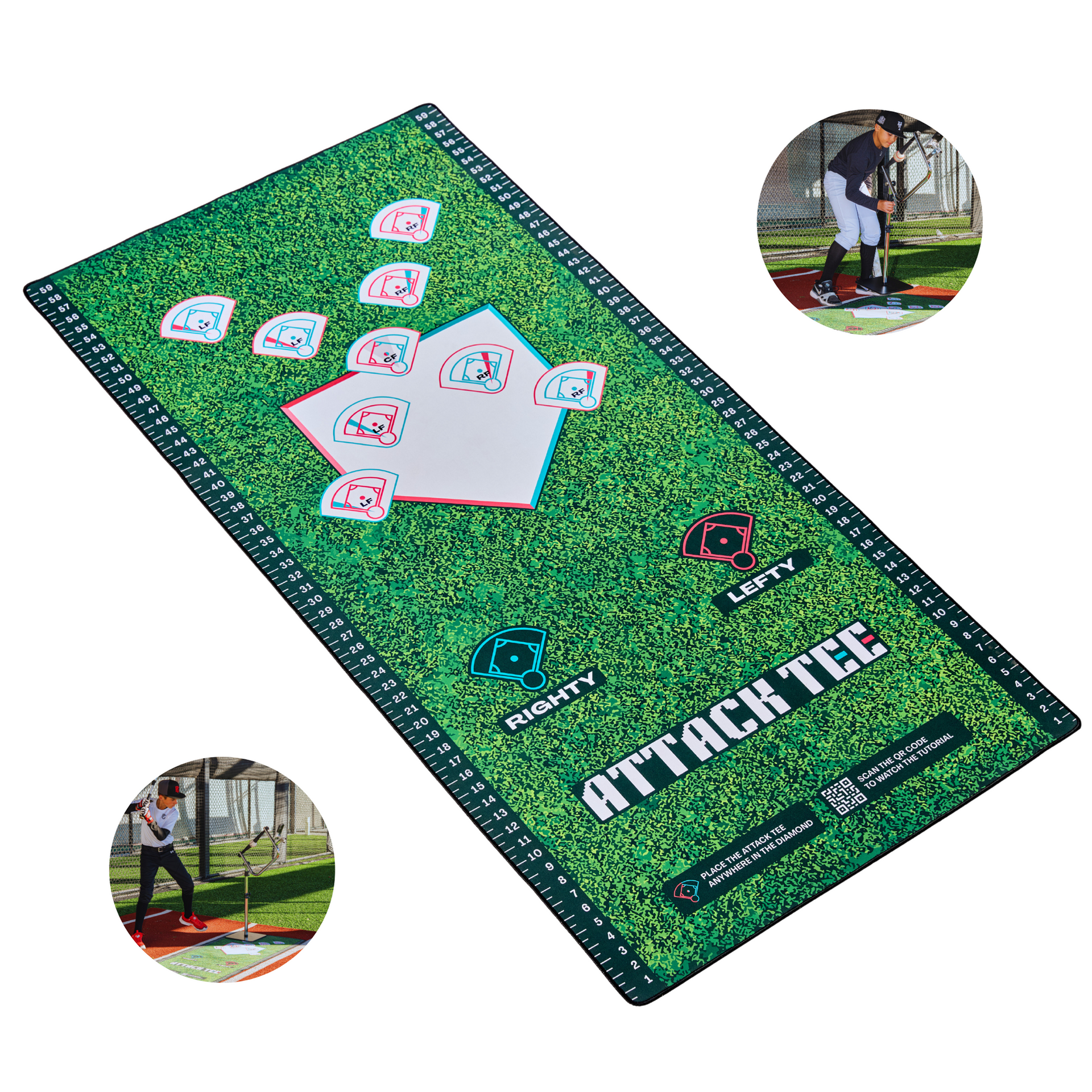 Attack Hitting Mat – Tee Placement Mat | Attackletics