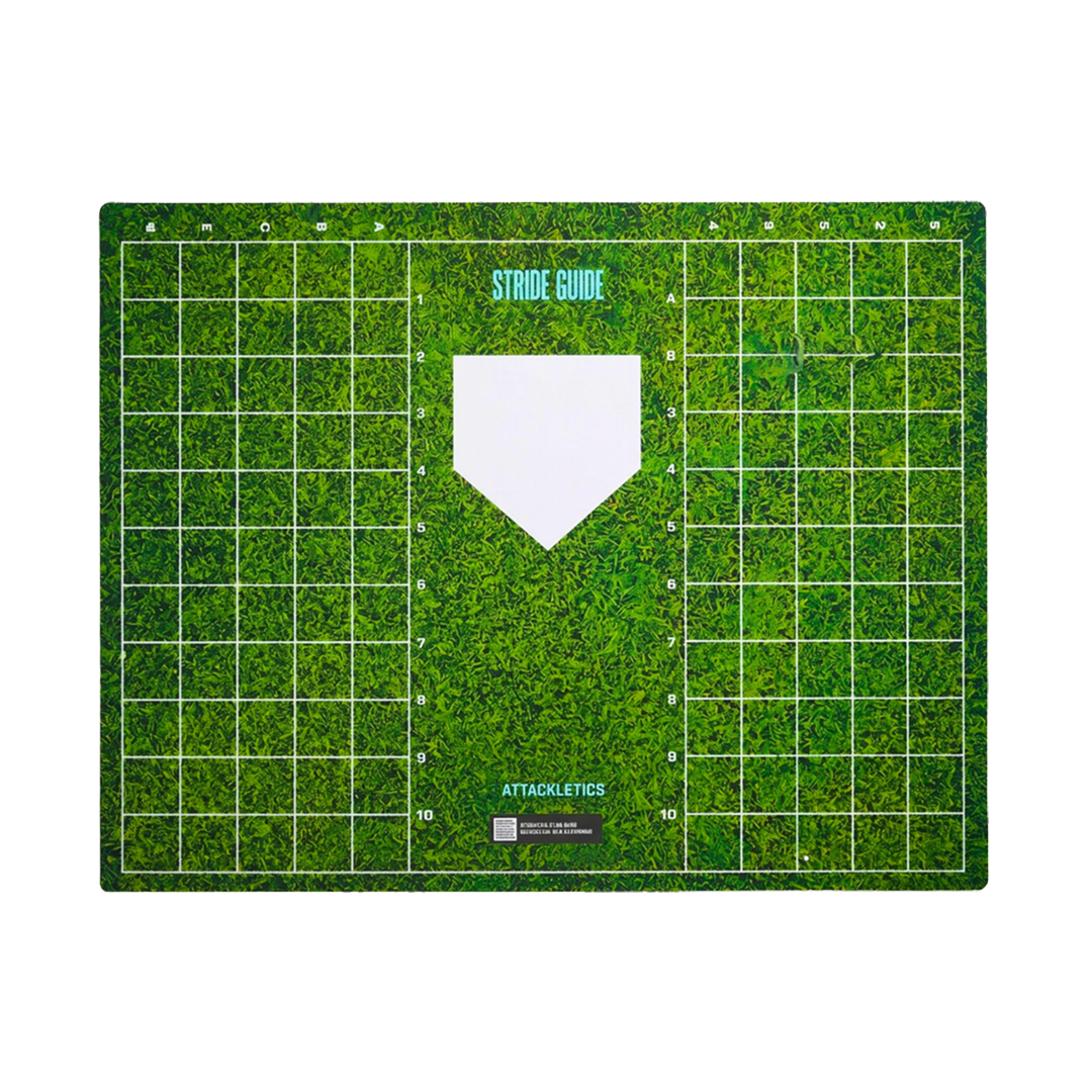 The Attack Stride GUIDE Mat - Baseball & Softball Batting Trainer
