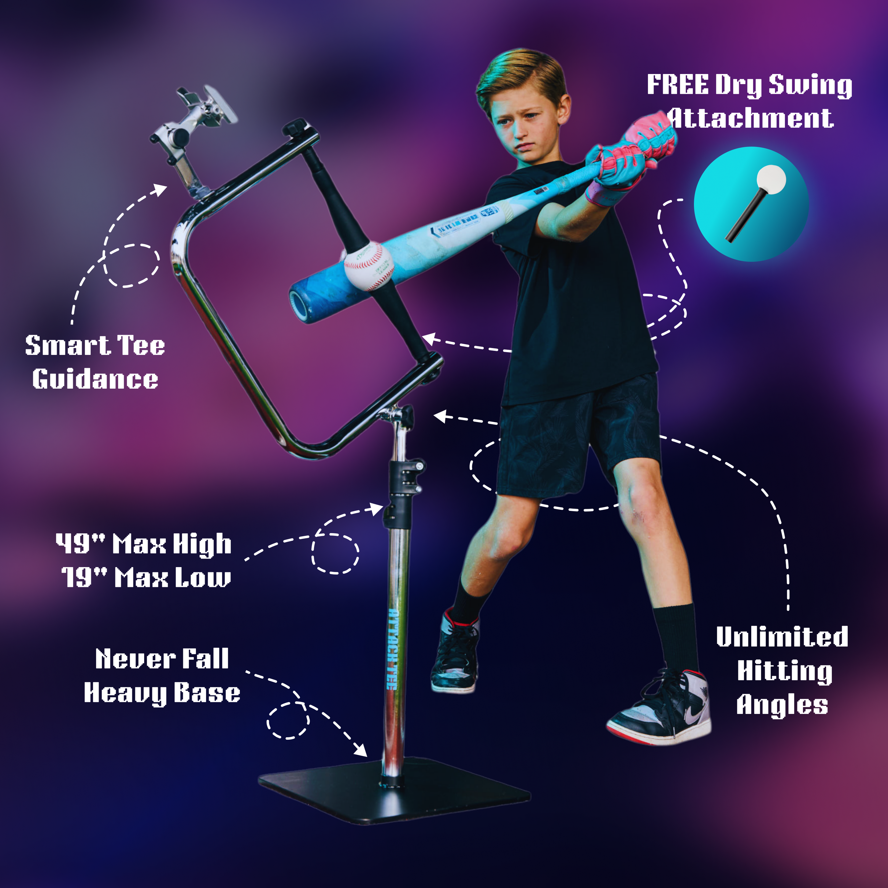 Attack Tee – Smart Batting Tee System | Attackletics Attack Tee – Smart Batting Tee System | Attackletics