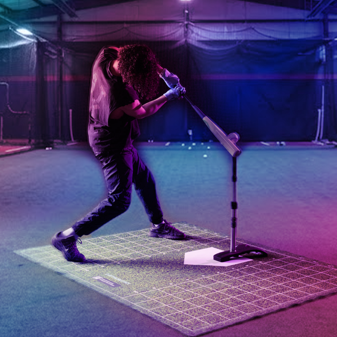 The Attack Stride GUIDE Mat - Baseball & Softball Batting Trainer